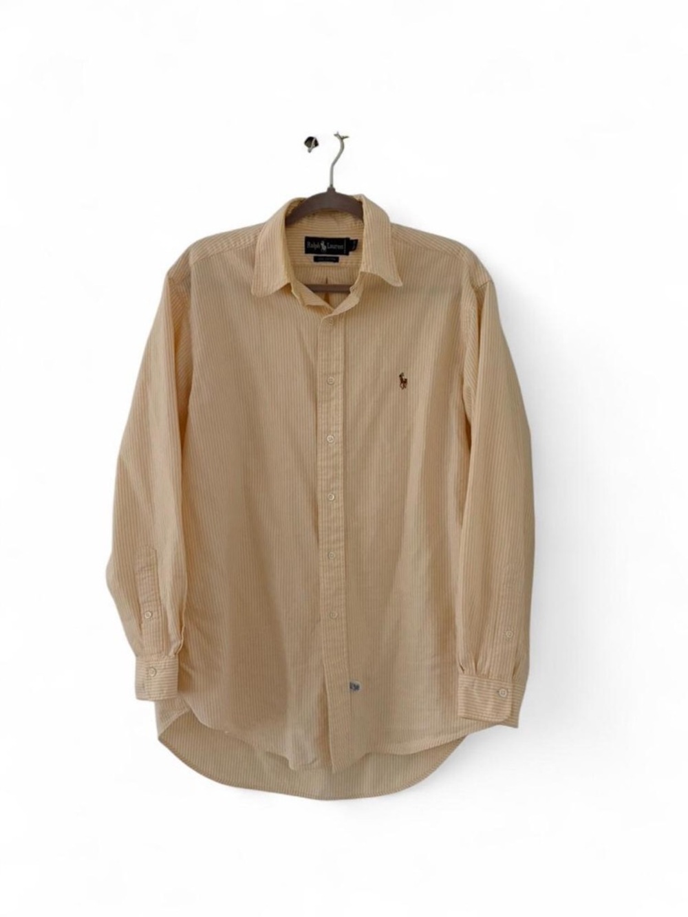 Ralph Lauren Men’s Long-Sleeve Button-Down Shirt - Yellow